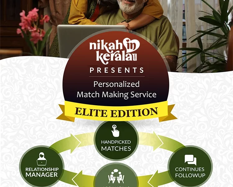 Assisted Muslim Matrimony Service by Nikah in Kerala – Personalized Matchmaking with Dedicated Support and Handpicked Matches for Malayalee Muslims.