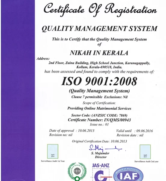 kerals-first-iso-certified-muslim-matrimony-nikah-in-kerala